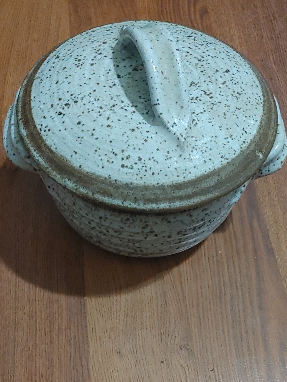 Vintage Speckled Lidded Steamer
